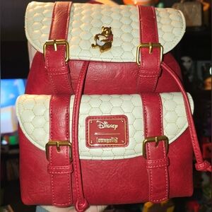 Brand New! Loungefly Disney Winnie the Pooh Flap Mini Backpack